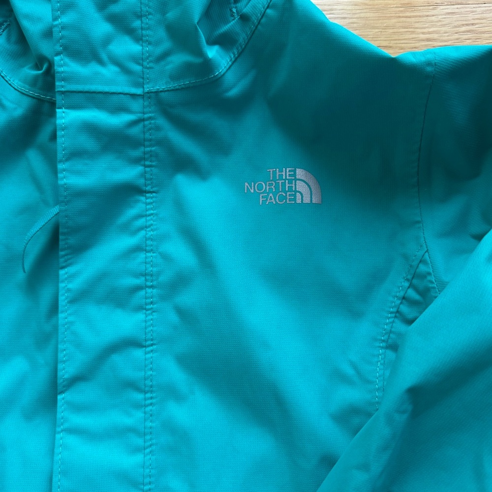 The North Face Kids Teal Raincoat 7/8